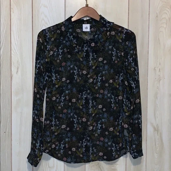 Cabi Floret Floral Blouse - Picture 4 of 7
